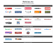 Tablet Screenshot of noticias.mx